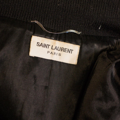 FW14 Saint Laurent Paris Red Teddy Jacket