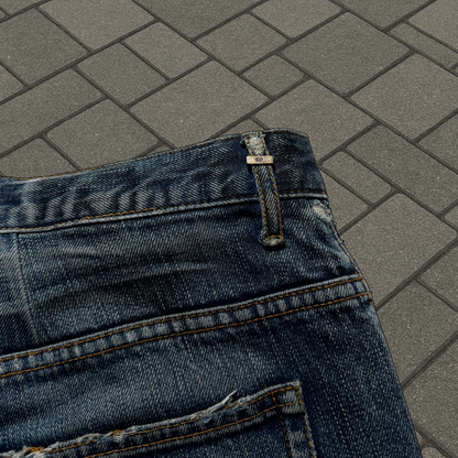 AW03 Dior Homme Mudwash Clawmark Denim