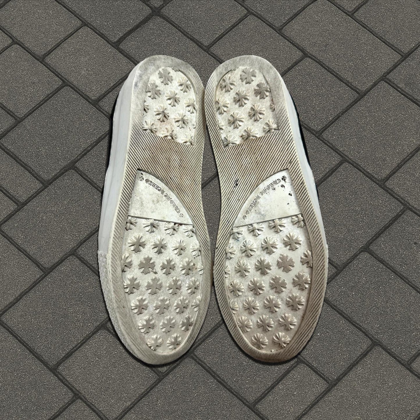 Chrome Hearts Black Dagger Slip On Shoes