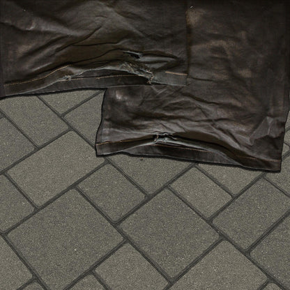 SS25 Rick Owens Waxed Double Layer Aircut Denim