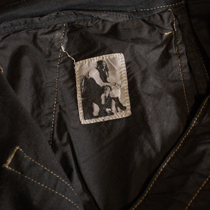 SS25 Rick Owens Waxed Double Layer Aircut Denim