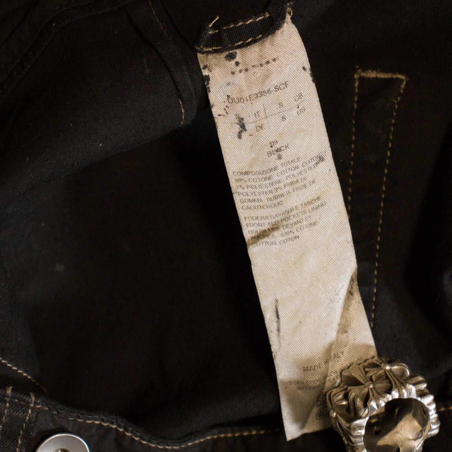 SS25 Rick Owens Waxed Double Layer Aircut Denim