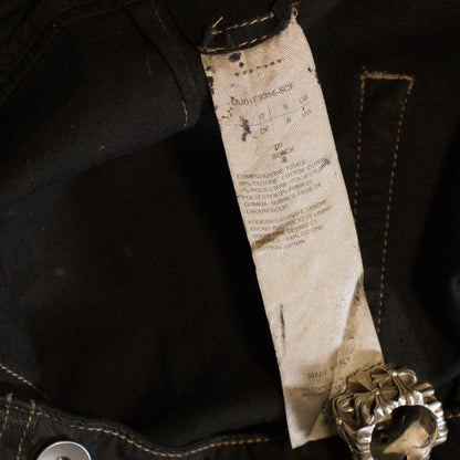 SS25 Rick Owens Waxed Double Layer Aircut Denim