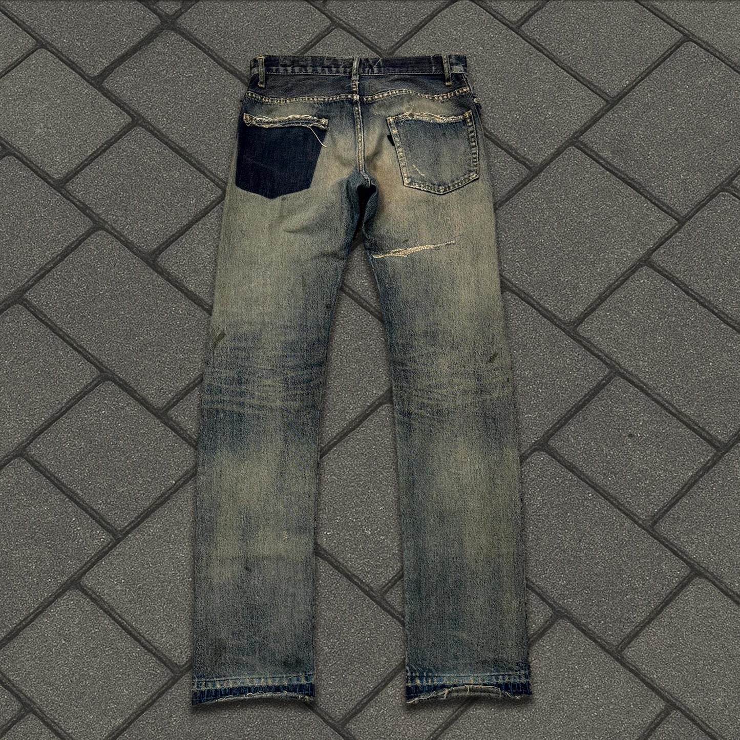 SS10 Undercover Blue Yarn 68 Denim