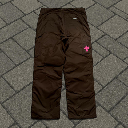 Chrome Hearts Brown Double Knee Carpenter Pants