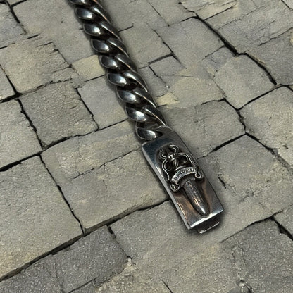 Chrome Hearts Dagger ID 13 Link Cuban Bracelet