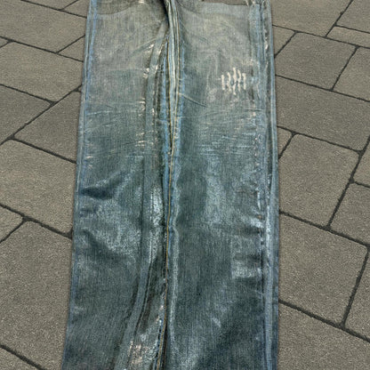 SS04 Dior Homme Waxed Bleu Clair Denim