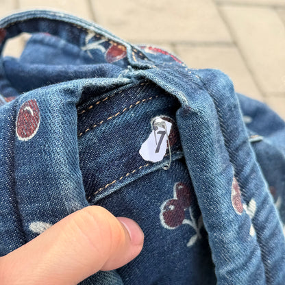 Hysteric Glamour Cherry Denim Backpack
