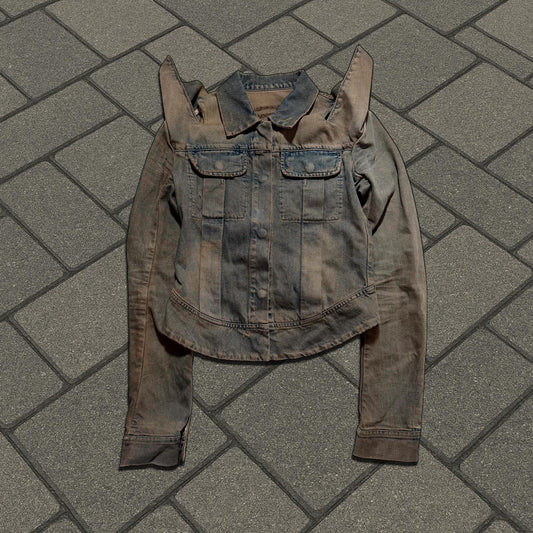 SS05 Rick Owens Devil Horn Denim Jacket