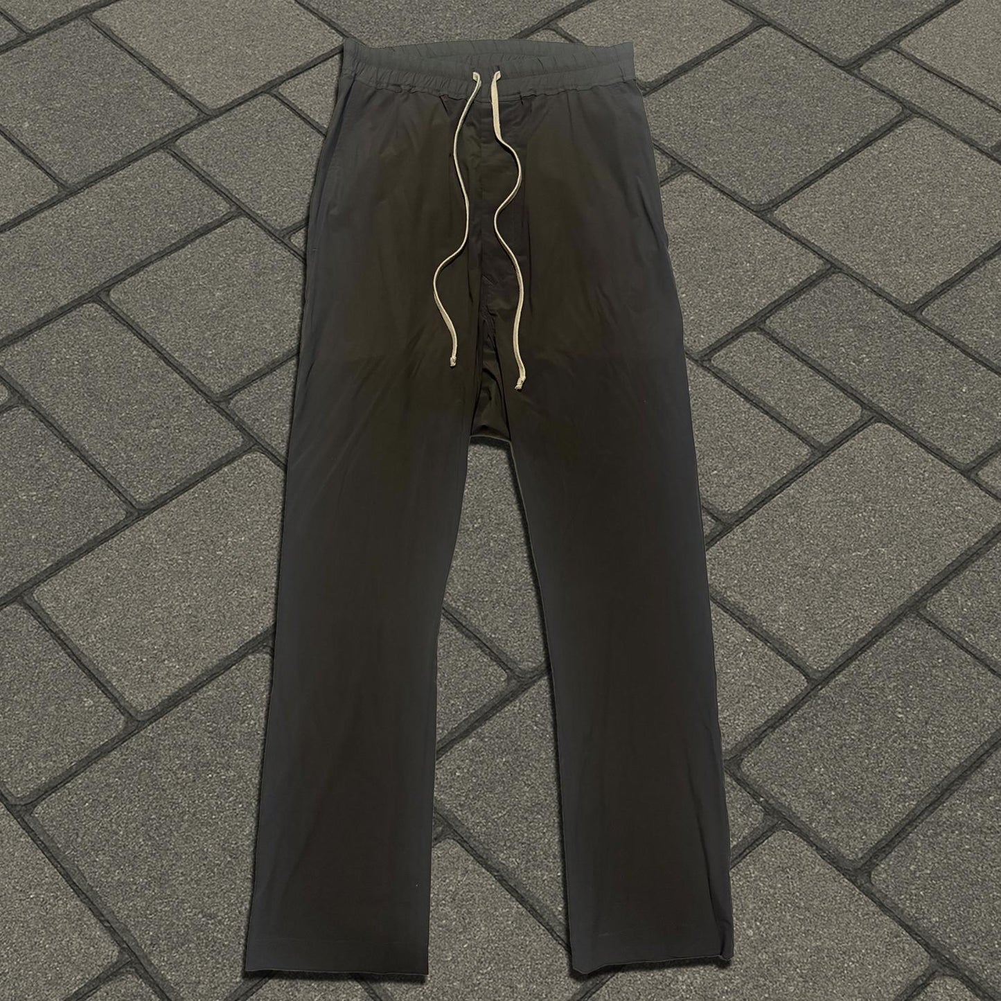 SS15 Rick Owens 'Dark Dust' Brown Dropcrotch Pants