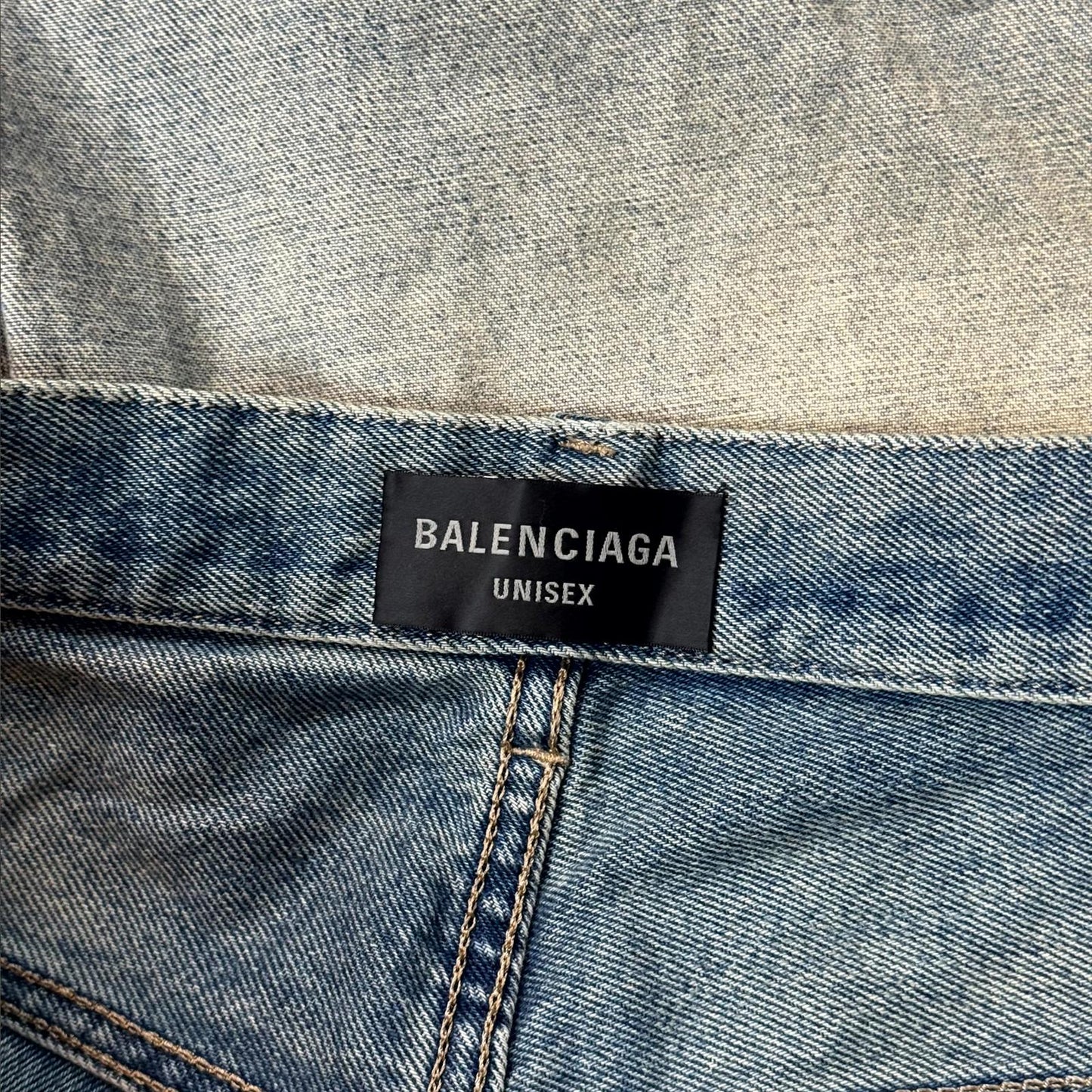 SS24 Balenciaga Inside Out Baggy Denim