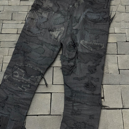 AW05 Undercover Black “Arts & Crafts” 85 Denim