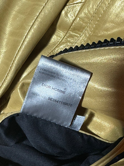 SS09 Dior Homme Gold Bomber Jacket