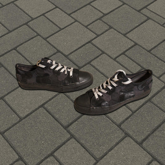 AW03 Number (N)ine Crying Hearts Patch Sneakers