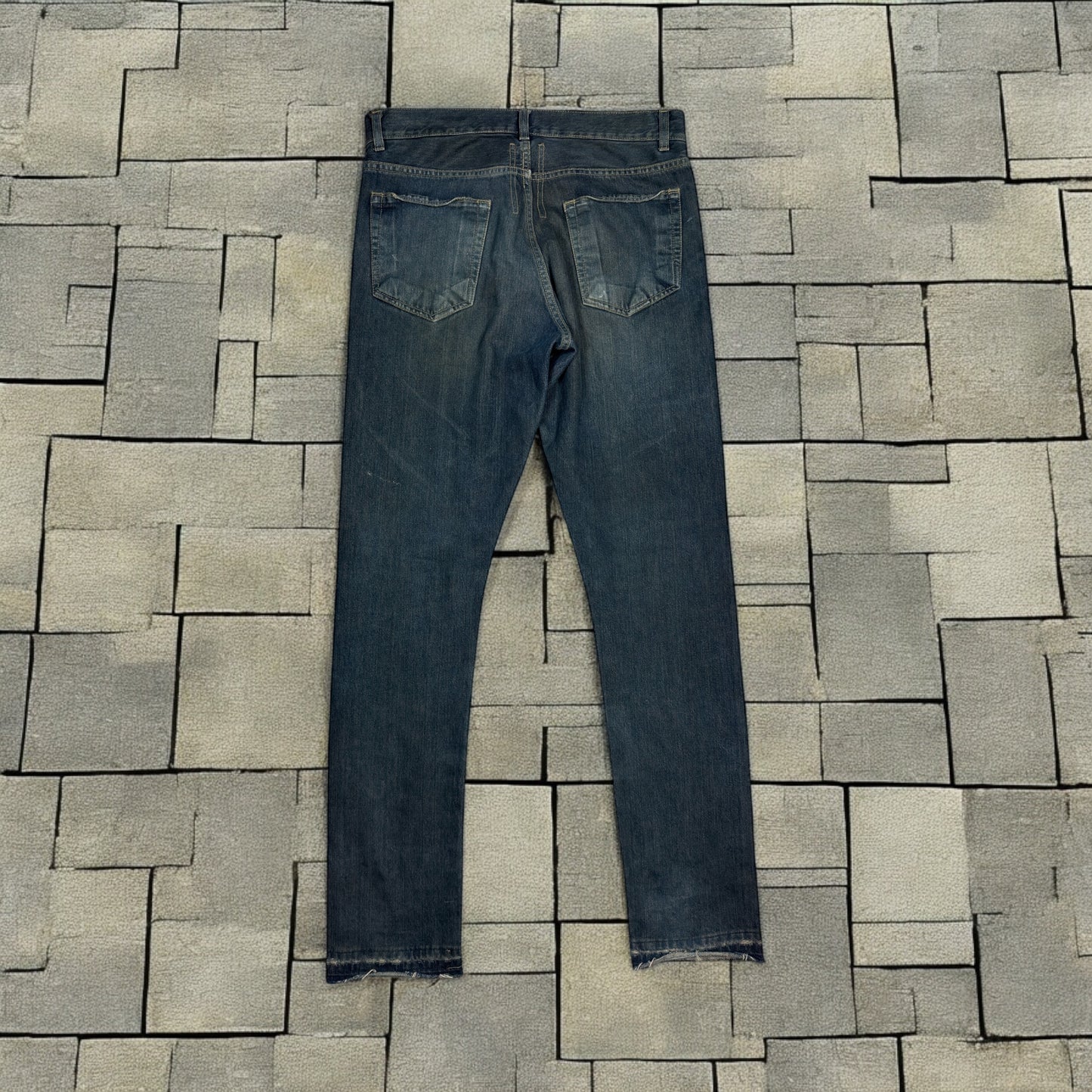 Rick Owens Olmar & Mirta Blue Wash Denim