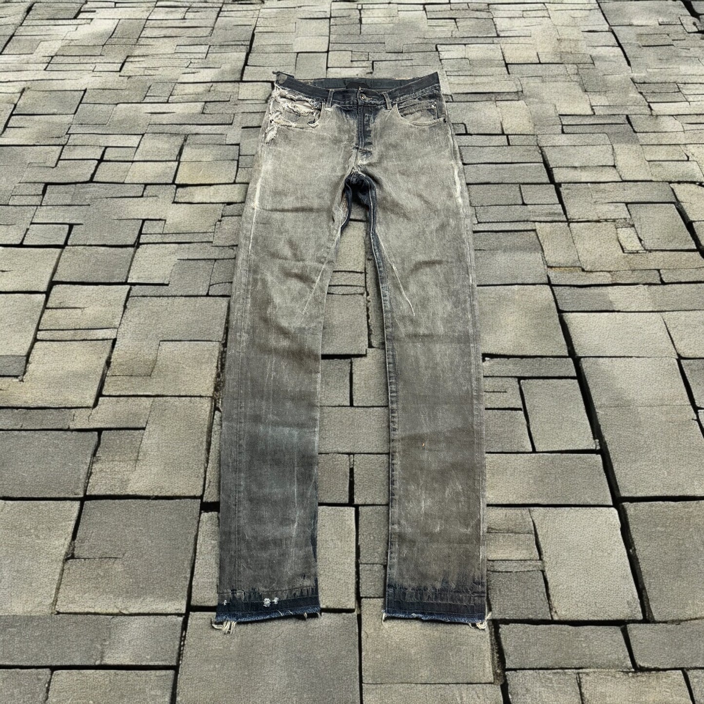 SS09 Rick Owens Hogwash Detroit Cut Denim