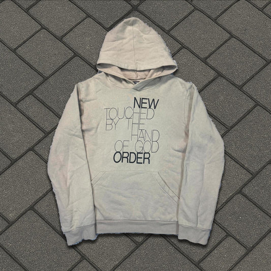 AW03 Raf Simons Brown “New Order” Hoodie