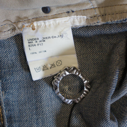 AW04 Undercover Red Yarn 68 Denim