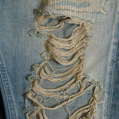 AW04 Undercover Red Yarn 68 Denim