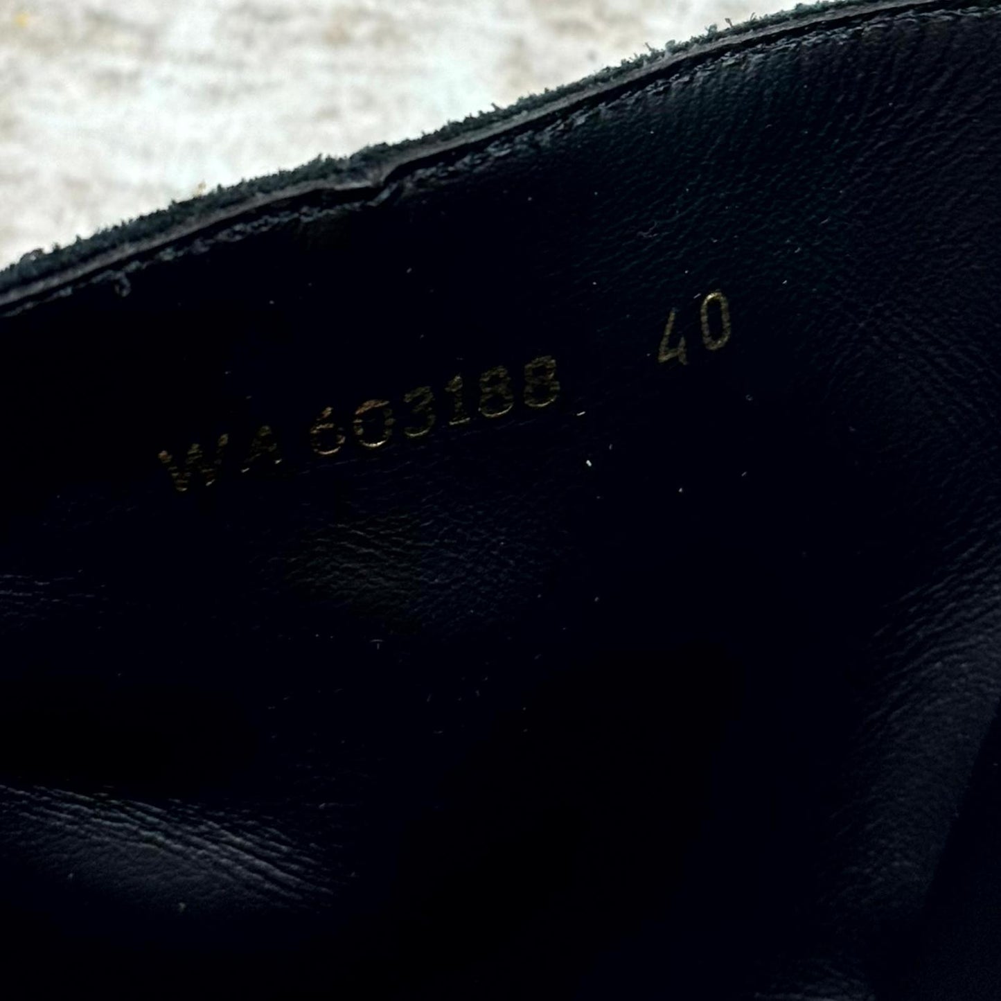 Saint Laurent Paris Black Studded Lukas Boot