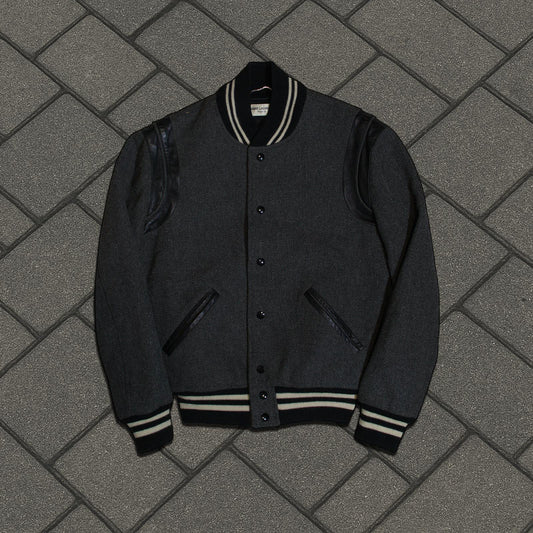 FW14 Saint Laurent Paris Wool Teddy Jacket
