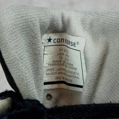 SS06 Number (N)ine Black Converse Weapon Sneakers
