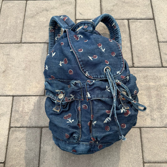 Hysteric Glamour Cherry Denim Backpack