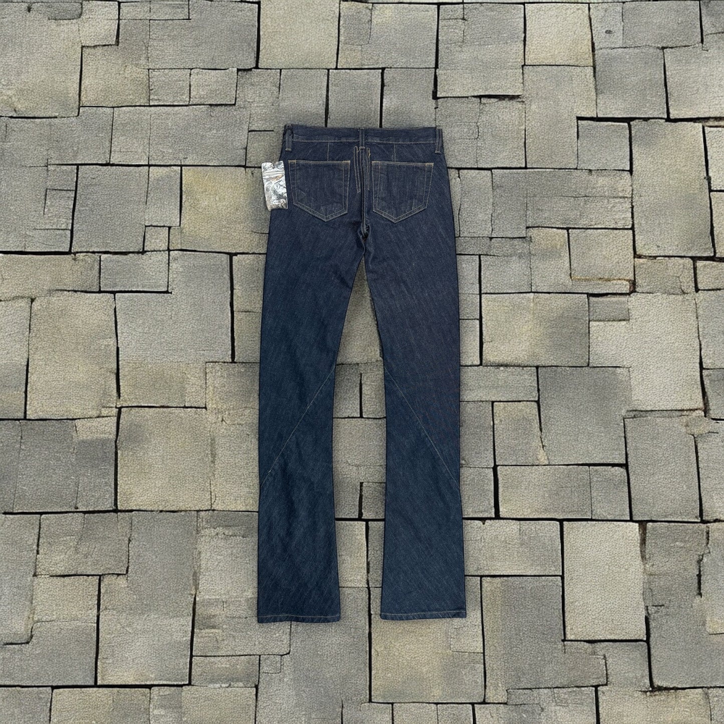 SS07 “Wishbone” Rick Owens Blue Spiral Denim