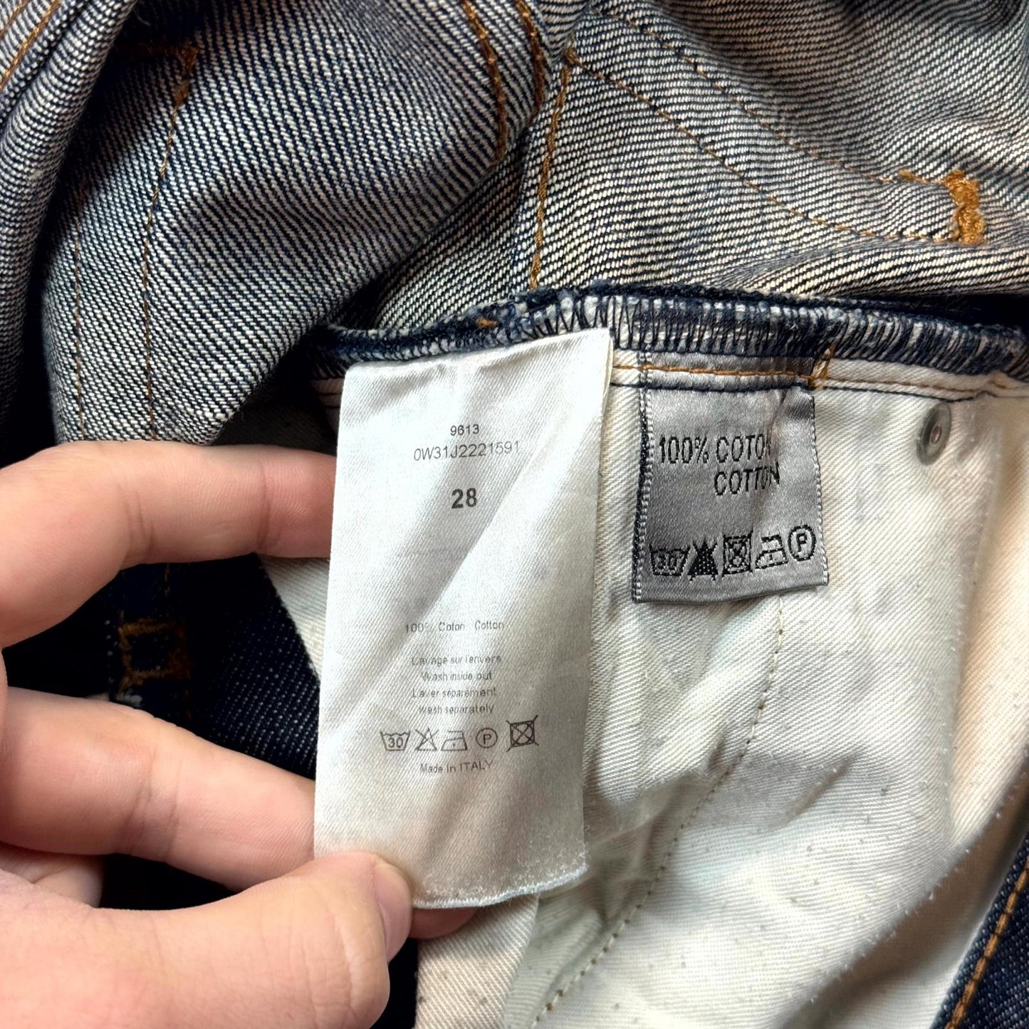 Dior Homme Blue Wash Skinny Denim
