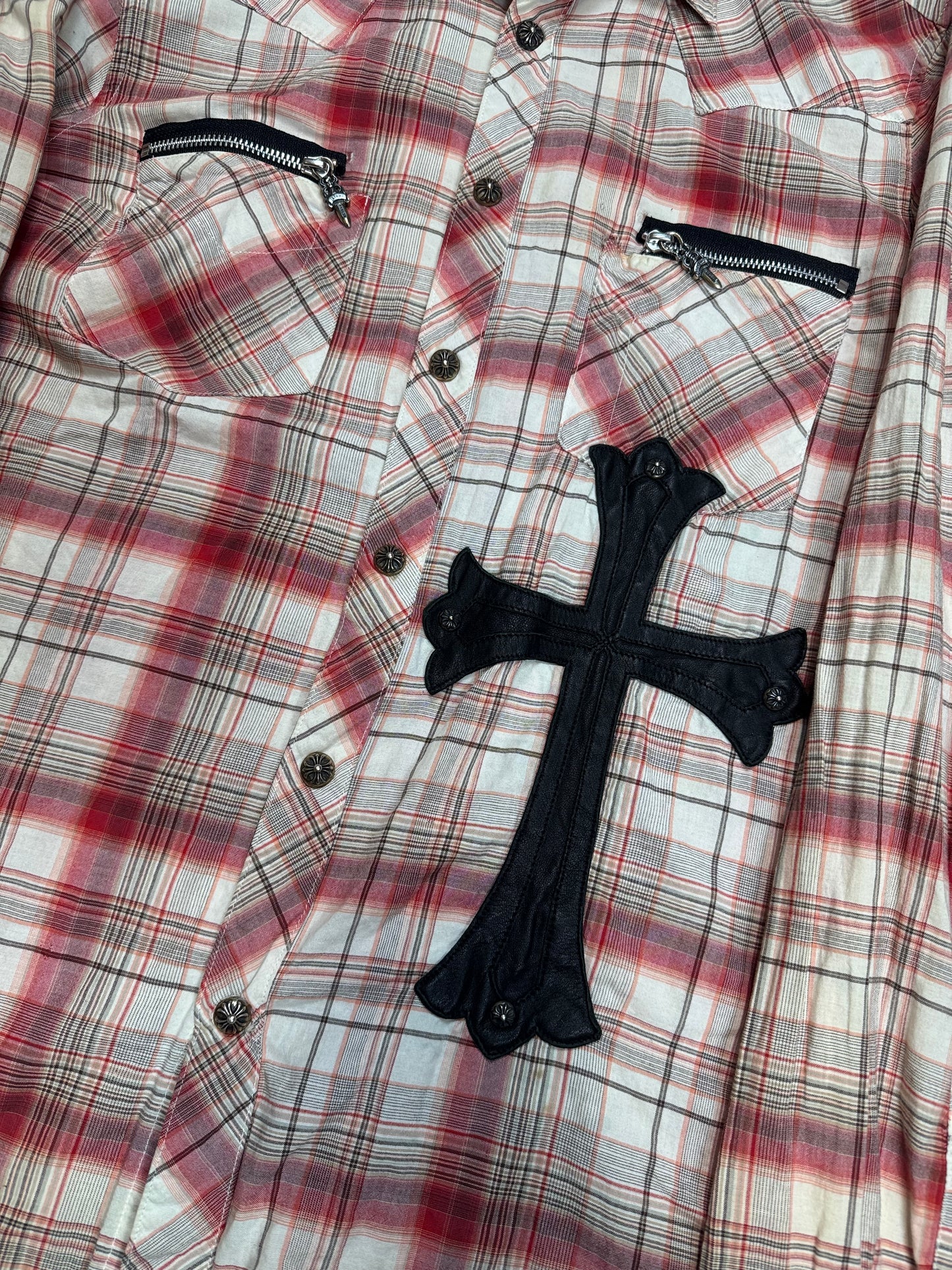 1991 Chrome Hearts Giant Cross Patch Flannel