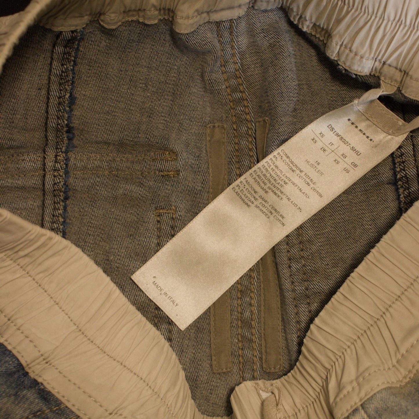 FW19 Rick Owens Hustler Creatch Cargo Pants