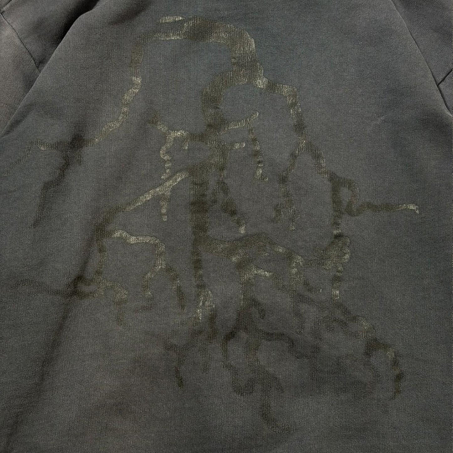 AW02 Raf Simons Black Virginia Creeper Roots Hoodie