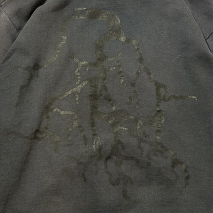 AW02 Raf Simons Black Virginia Creeper Roots Hoodie