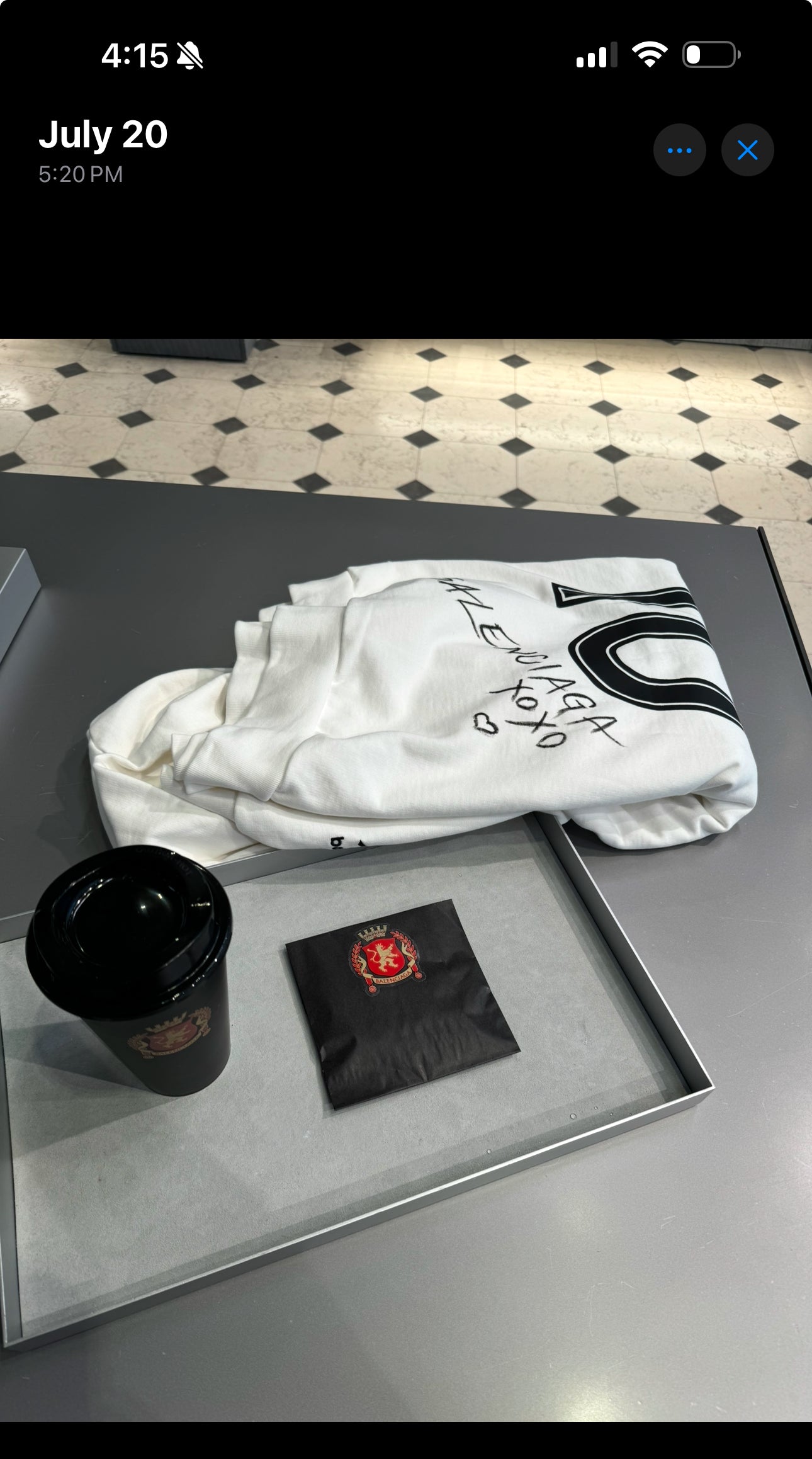 Balenciaga 1/1 Miami Soccer Zip Up