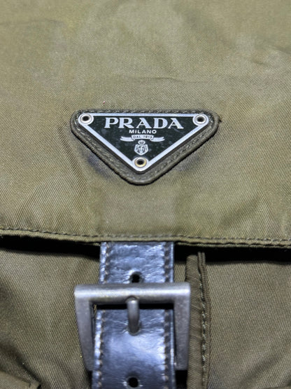 Prada Light Green Backpack