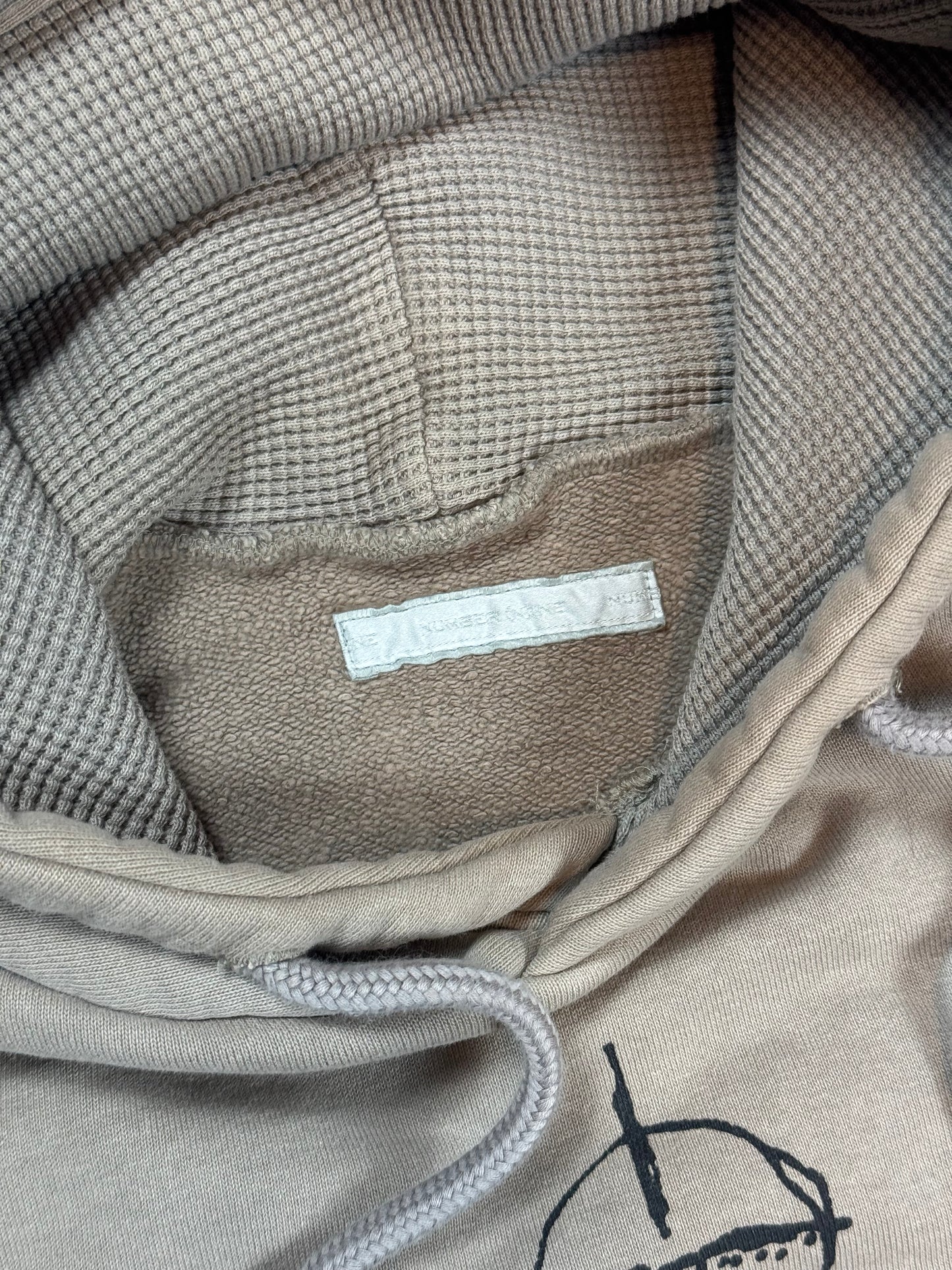 AW00 Number Nine Beige Knight Hoodie