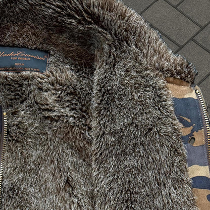 AW03 Undercover Paperdoll George Camo Hybrid Jacket