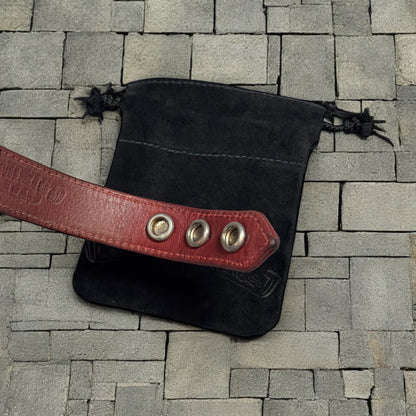 Chrome Hearts Red Heart 3 Snap Bracelet