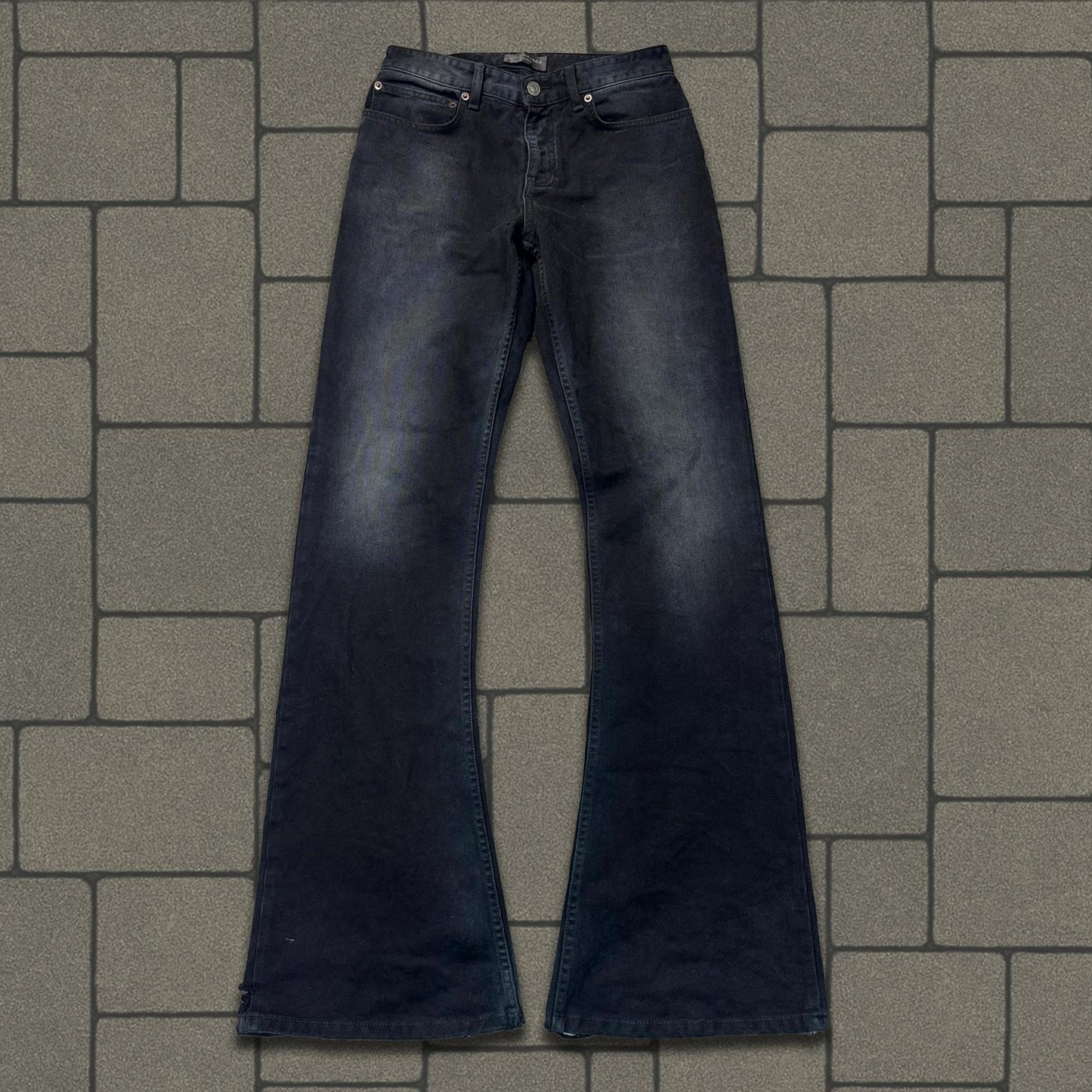 SS24 Balenciaga Sunfaded Bootcut Denim