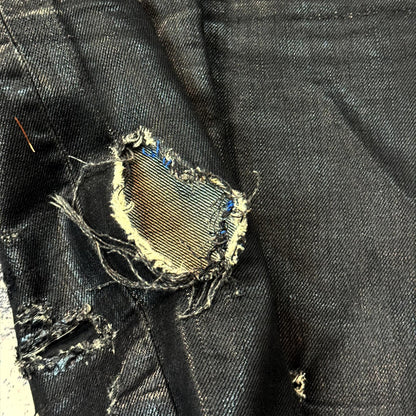 SS04 Dior Homme Waxed Strip Denim
