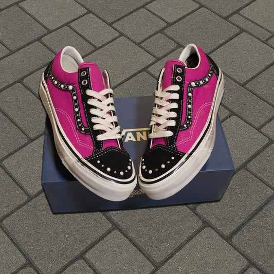 Vans Pearlized Fuchsia Red Old Skool 36