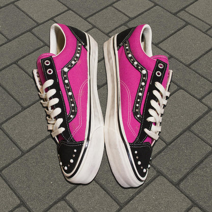 Vans Pearlized Fuchsia Red Old Skool 36