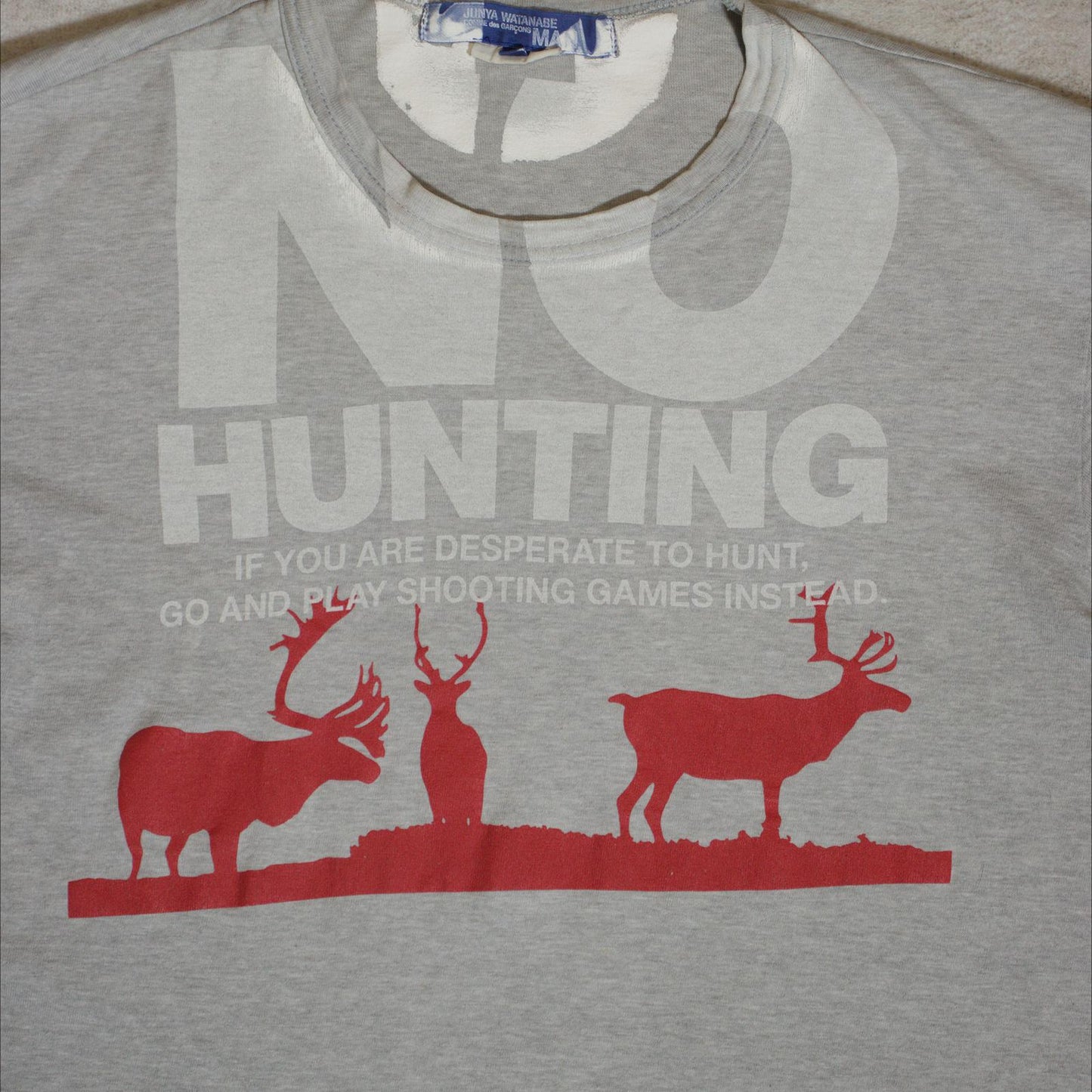 AD2009 Junya Watanabe Grey ‘No Hunting’ Tee