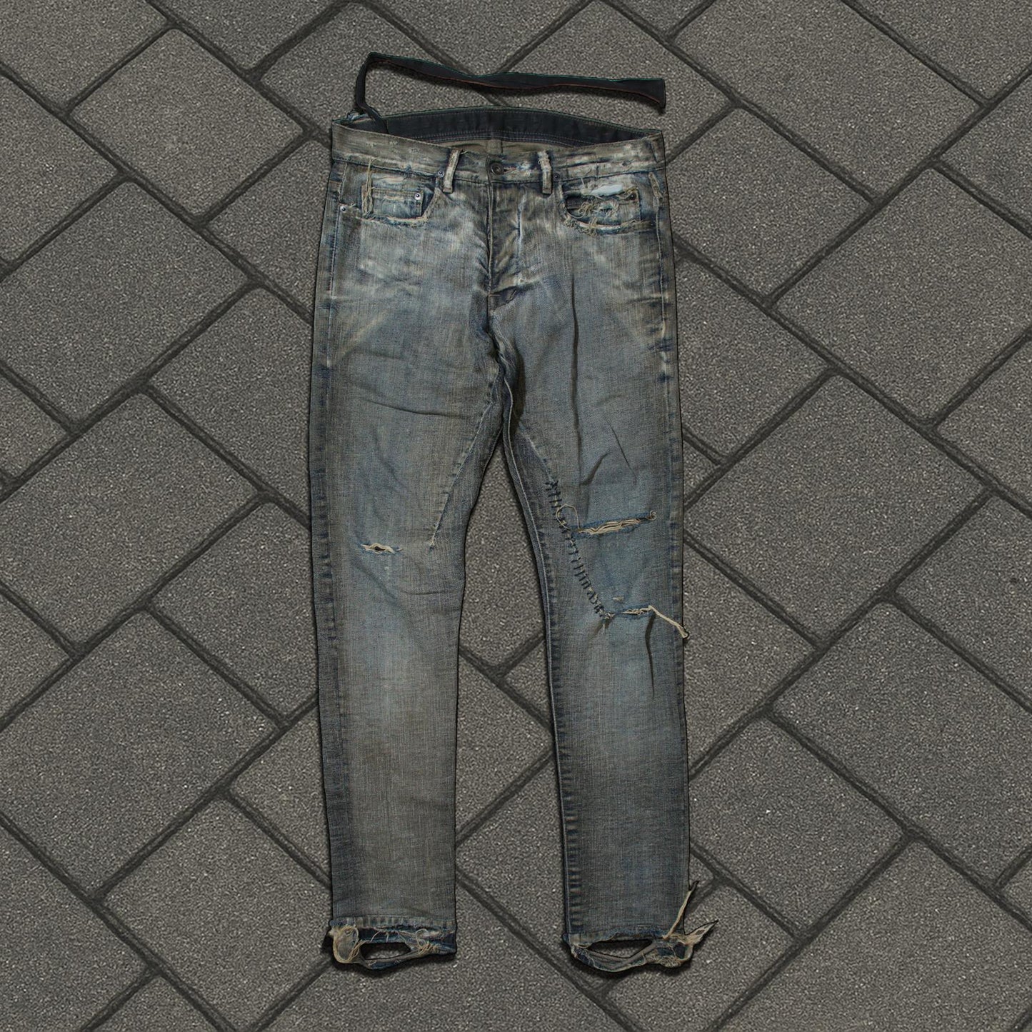 FW07 Rick Owens Dust Detroit Cut Denim