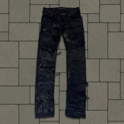 AW05 Undercover “Arts & Crafts” Black 85 Denim