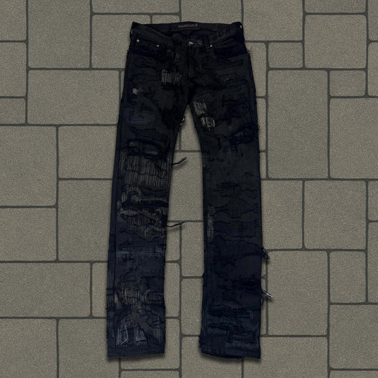 AW05 Undercover “Arts & Crafts” Black 85 Denim