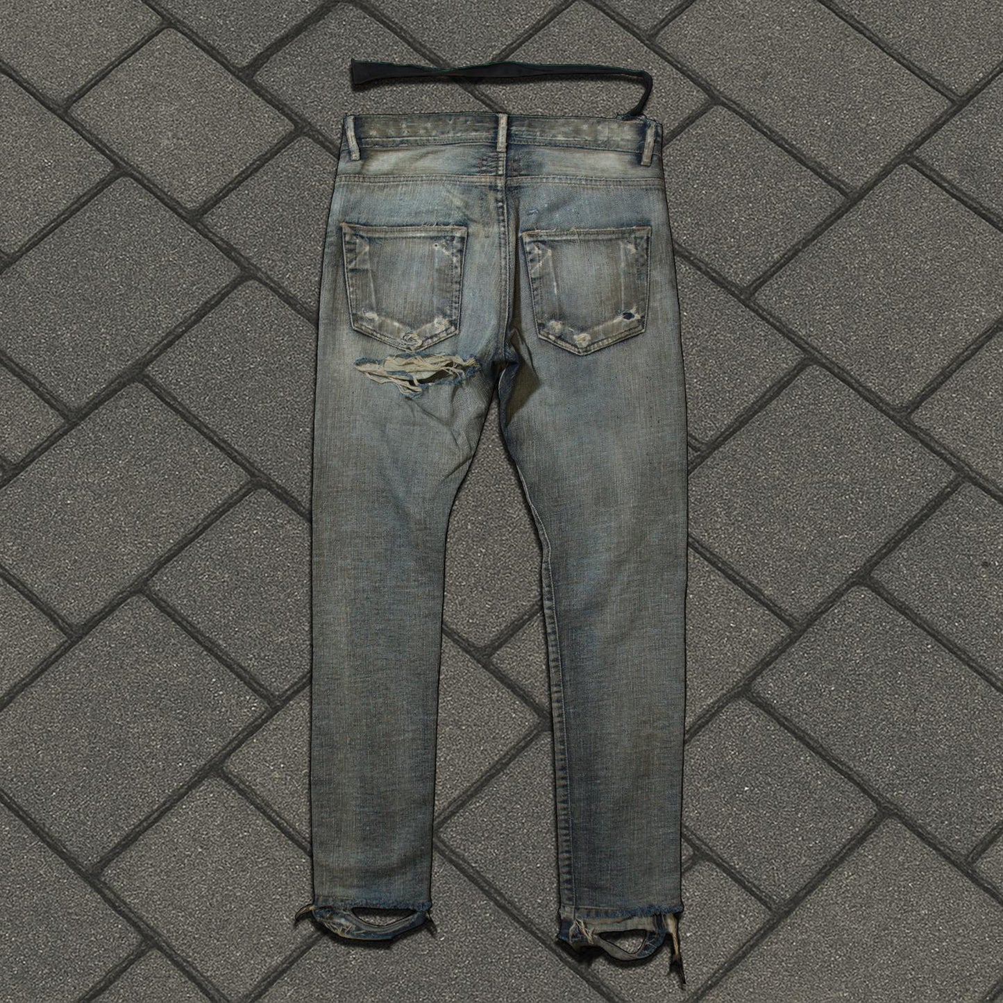 FW07 Rick Owens Dust Detroit Cut Denim