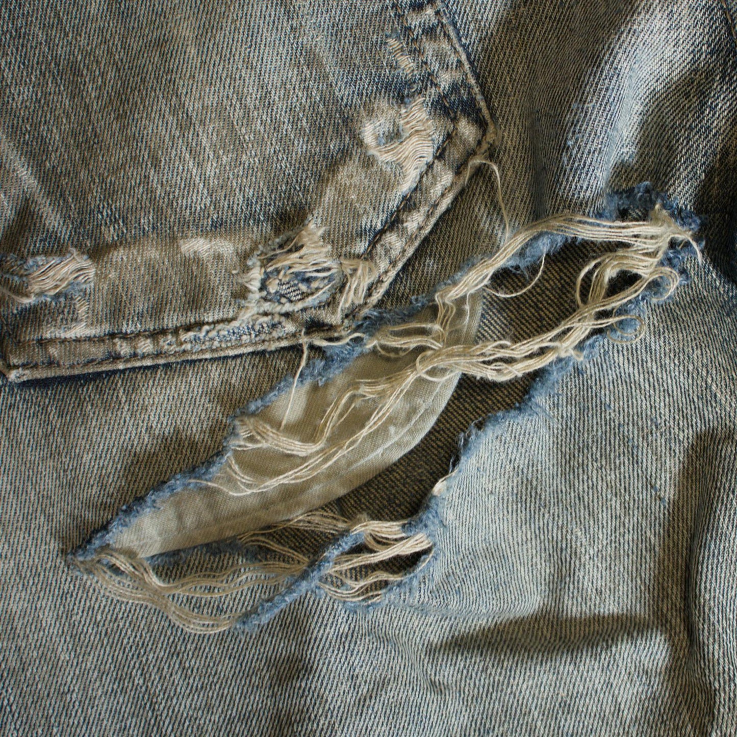 FW07 Rick Owens Dust Detroit Cut Denim