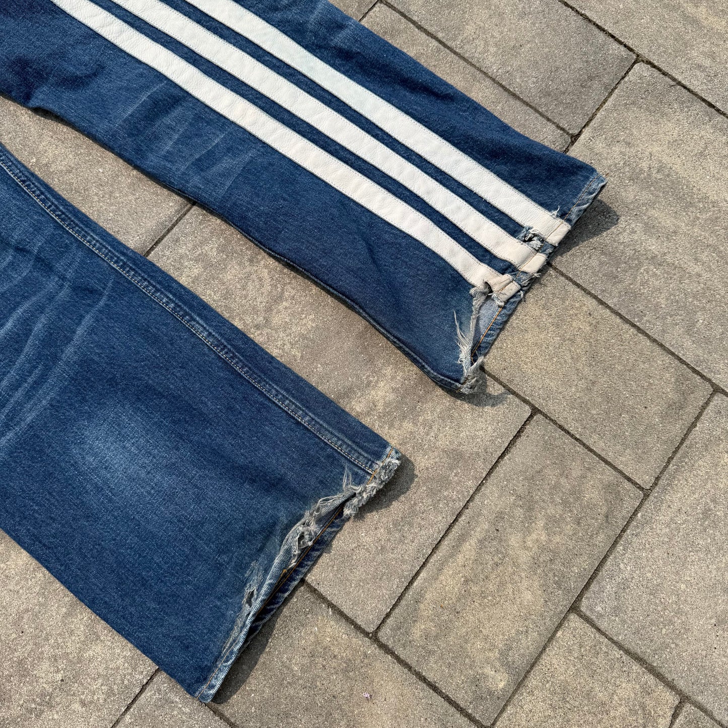 SS05 Yohji Yamamoto Y-3 Adidas 3 Stripe Denim