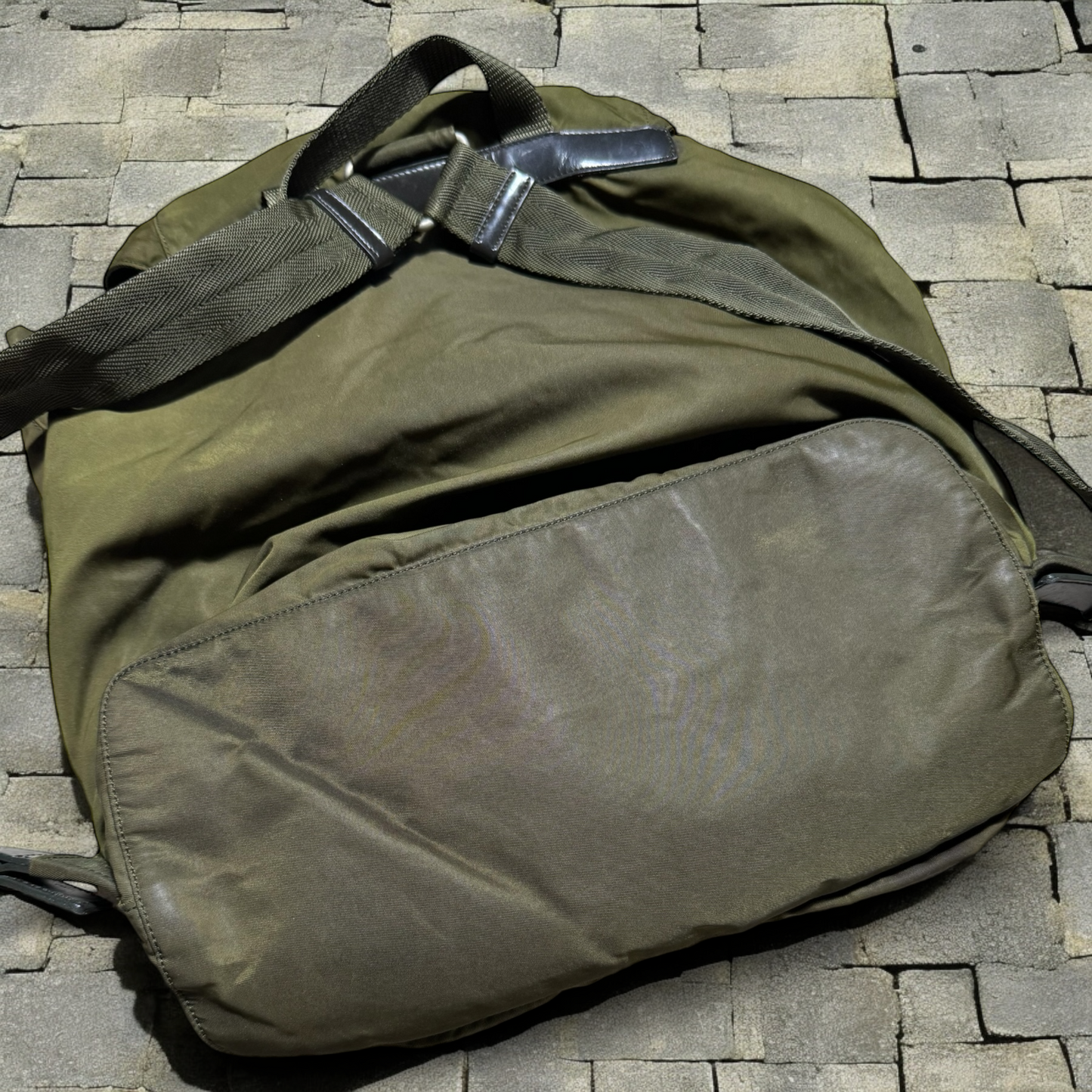 Prada Light Green Backpack